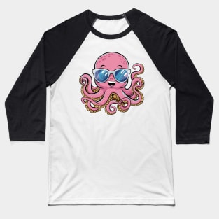 Cute Octopus Baseball T-Shirt